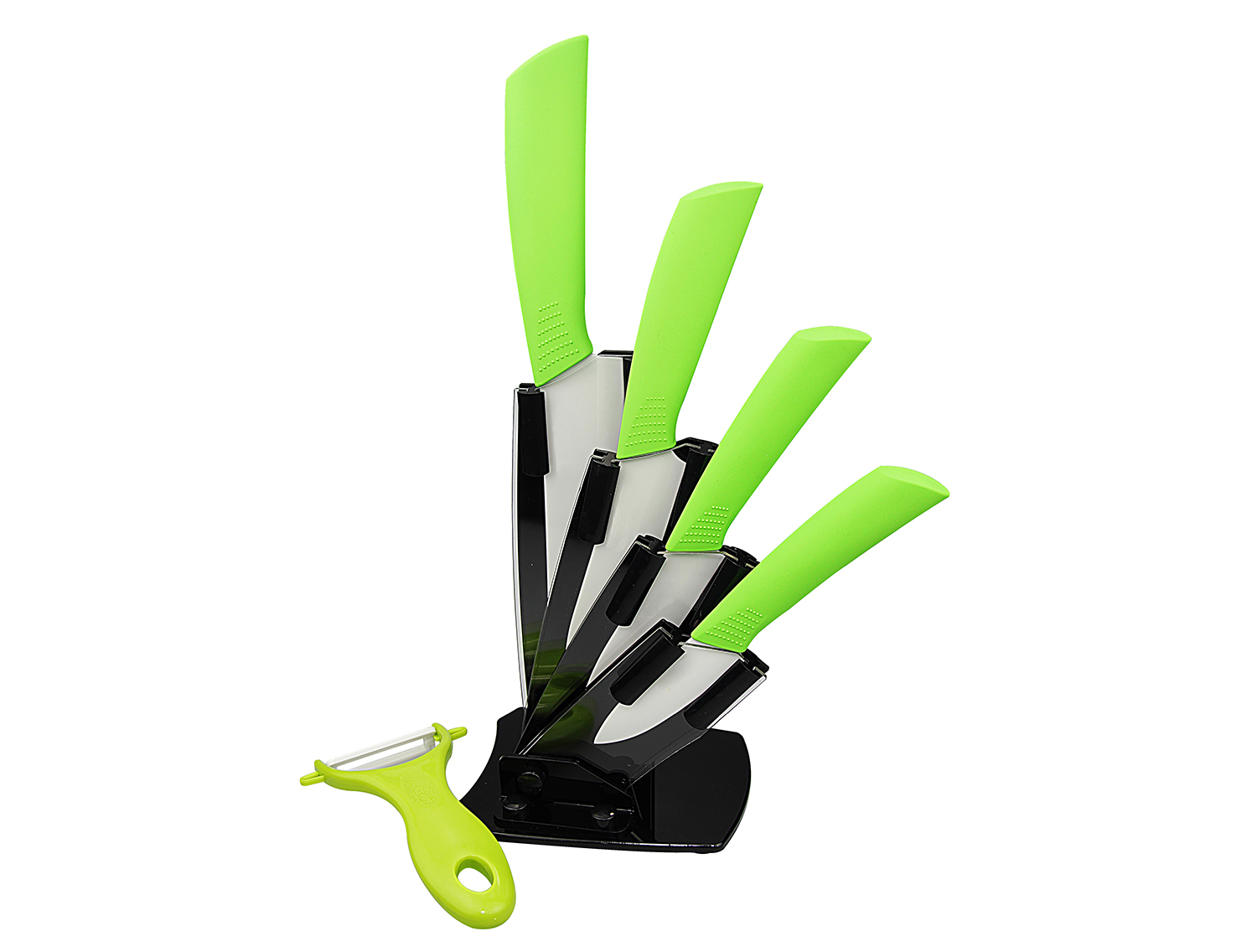 Ceramic Knife Set with Plastic Sheath